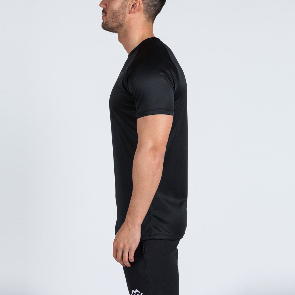 Strike T-Shirt (Black/Black) - Machine Fitness